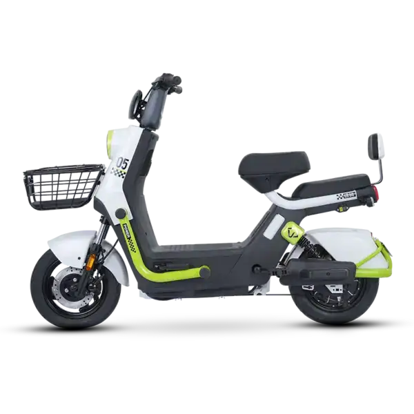 Electric scooter for urban commuting and eco-friendly transportation.
