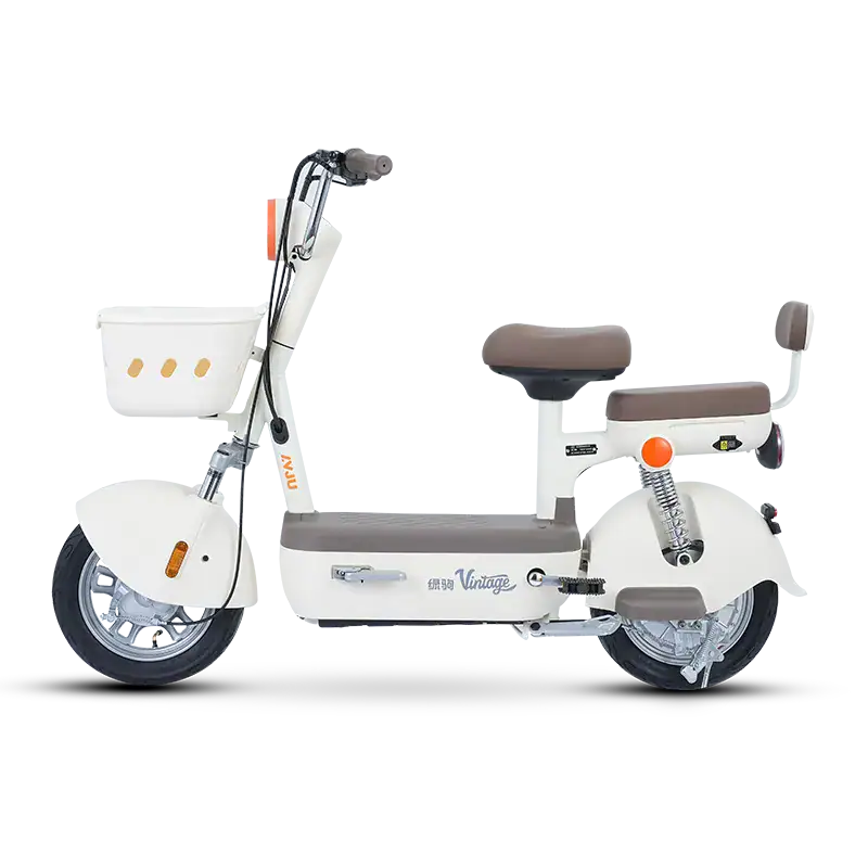 Modern electric mobility scooter designed for adults, featuring a comfortable seat, sturdy wheels, and easy-to-use controls for enhanced mobility and independence.