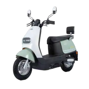 Electric scooter for urban commuting and eco-friendly transportation. Compact design with comfortable seat, digital display, and reliable battery for efficient travel.