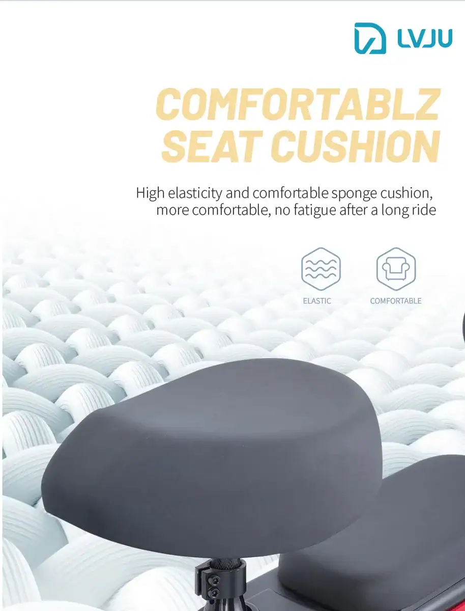 High-elasticity, comfortable sponge seat cushion designed for car and office use, providing long-lasting comfort and support during extended sitting periods.