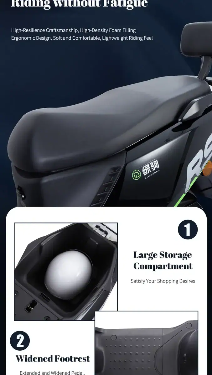 E-bike seat for comfortable riding and ergonomic support.