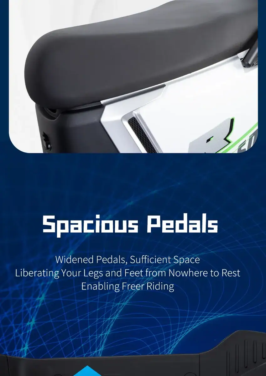 Electric bike saddle with ergonomic design for comfort and durability.