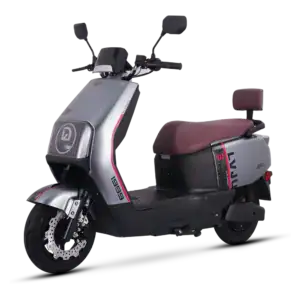 Electric scooter with modern design and advanced features for urban commuting.