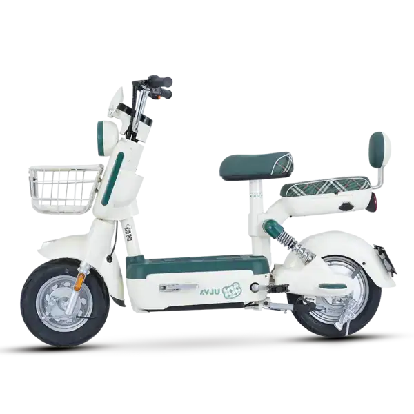 Electric scooter designed for Yoga Pro fitness enthusiasts, combining eco-friendly transportation with comfort and style.