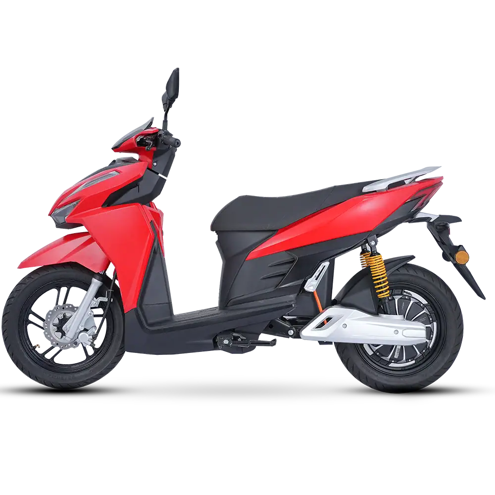 Electric scooter, urban commuting, modern design, eco-friendly transportation, lightweight and efficient.